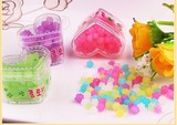 韩国进口零食品 许愿瓶糖果迷你透明玻璃樽/幸运星星糖5g30个包邮