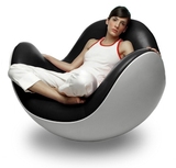 现代个性家具玻璃钢蛋壳椅  休闲躺椅  客厅家具 午休沙发摇摇椅