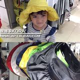 韩国代购现货可折叠遮阳帽防晒帽子防紫外线帽大檐帽太阳帽儿童款