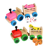 儿童玩具车 木制 益智玩具 动物车 小汽车模型 迷你 EX10093 0.32