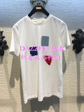 DAZZLE/地素短袖T恤2016秋季新款圆领贴布专柜正品代购2M3B301