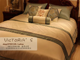新中式中国风古典民族风刺绣床上用品样板房样板间软装床品多件套