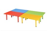 加厚幼儿园桌椅幼儿园桌子课桌书桌写字桌可升降幼儿园塑料桌包邮