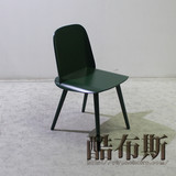 酷布斯   实木餐椅北欧时尚个性创意单椅设计师椅样板房椅