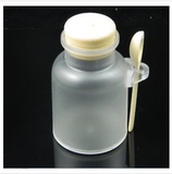 包装瓶 分装瓶 浴盐瓶 100ml 面膜粉瓶 塑料瓶 粉末瓶木盖木勺瓶