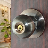 红古铜色球锁 室内球型锁防盗锁 卫生间木门房门卧室门锁球形铜芯