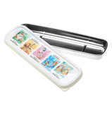 韩国正品进口厨具彼得兔 不锈钢空勺盒 勺筷盒 便携 餐具盒