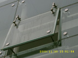 304不锈钢点支式幕墙玻璃配件开窗器开启扇驳接爪拉杆锁头技撑杆