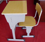 多层板课桌椅 培训课桌椅 学生课桌椅 单人 可升降学生桌椅A020