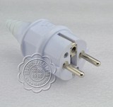 欧式电源接线插头 德标插头欧标插头 出口电源转换器插头16A250V