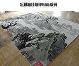 高档手工壁毯墙毯挂毯 中国画系列别墅客厅办公室挂饰可按图定做