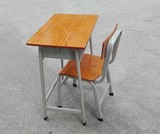 学生课桌椅 单人书桌 培训班课桌椅辅导班学校书桌厂家直销