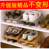 特价优质出口双层鞋架入鞋托收纳架鞋盒日式塑料精品收纳鞋架鞋柜