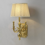 豪华欧式全铜壁灯出口原单床头壁灯饰客厅卧室过道走廊壁灯具奢华