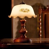 特价复古欧式台灯美式卧室床头灯英伦复古典实木调光客厅老上海