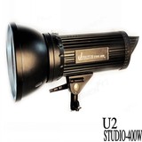 U2闪光灯正品studio400W影视灯摄影灯室内专用400W热卖影棚婚纱
