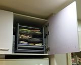 VASE双体收纳得 冰箱柜升降拉篮 大容量升降柜 橱柜联动升降机
