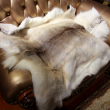 纯天然整张大驯鹿皮地毯真皮真毛鹿皮沙发垫客厅皮毛一体鹿皮挂毯