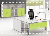 广州办公家具时尚办公桌现代钢架组合经理办公桌主管桌老板桌