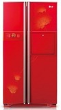 【打折促销】LG GR-C2277NXE对开门冰箱 红色 风冷 全国联保