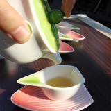 韩式田园花果茶迷你陶瓷花草茶具整套下午茶茶具手抓壶泡茶器茶杯