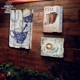 zakka复古怀旧个性木板画创意木质墙饰壁饰酒吧餐厅墙面装饰挂画