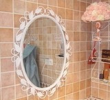 特价 欧式铁艺镜子 镜框 浴室镜子 壁挂镜子卫浴镜子卫生间 现货