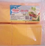 法国百吉福芝士片/车打奶酪片/汉堡奶酪片  黄片