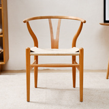 Y椅叉骨椅 chair实木椅子 设计师椅子宜家休闲简约餐厅扶手 餐椅