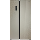 Midea/美的BCD-516WKGM 对开门风冷无霜钢化玻璃超薄流纱金电冰箱