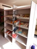 定做木质货架图书展柜绘本馆展示架图书馆书架木制精品展示柜货架