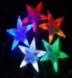 热销LED发光五角星星挂件装饰品月亮造型灯动物造型灯