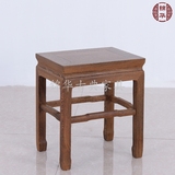 红木家具 中式古典现代 仿古家具鸡翅木矮凳 原木方凳实木小凳子