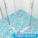 可裁剪加厚防水PVC发泡镂空地垫 厨房浴室防滑垫家用玄关门厅脚垫