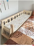 拼接加宽床儿童床大床加小床实木带护栏可定做特价包邮简易宝宝床
