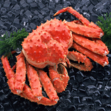 智利进口野生帝王蟹3.6-4斤 水产熟冻冰生鲜皇帝蟹大螃蟹顺丰包邮