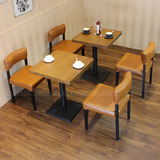 茶餐厅桌椅 甜品店奶茶店桌椅组合 休闲吧饭店宜家餐桌椅子 定制