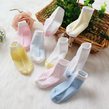 0-1-3岁新生儿婴儿袜子秋冬款天加厚保暖宝宝婴幼儿童冬季纯棉袜