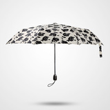 韩国代购3折叠两用晴雨伞防紫外线vogue太阳伞女士三折自动遮阳伞