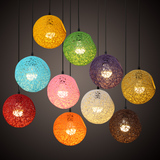 定制 个性麻球灯创意艺术餐厅吊灯酒吧台卧室卡座咖啡厅圆球灯具