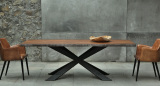 LOFT美式实木会议桌椅简约创意办公桌铁艺餐桌宜家工作台简约现代