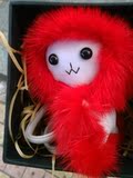 韩国秋冬水貂毛超萌小猴子包包挂件汽车钥匙扣挂饰毛绒猴年吉祥物