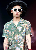 Bigbang权志龙GD INS同款巴西沙滩短袖衬衫 男女夏季夏威夷衬衣潮