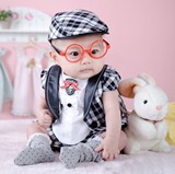 新款影楼儿童摄影拍照周岁写真婴儿帅气少爷套装可爱造型服装批发