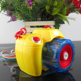 海阳之星自动泡泡机灯光音乐照相机电动吹泡泡玩具包邮3-6岁儿童