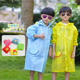 韩国男女儿童雨衣加厚柔软防水布雨披宝宝卡通雨具可配雨鞋套装