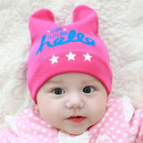 夏季婴儿帽子春秋季0-3-6个月宝宝帽子纯棉新生儿套头帽幼儿胎帽
