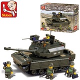 正品小鲁班陆军部队兼容乐高积木拼装玩具军事系列坦克模型 包邮