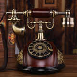 包邮欧式复古仿古电话机座机家用时尚创意固定美式旋转盘拨号电话