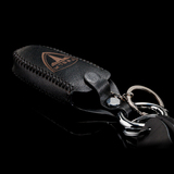 汽车钥匙套特斯拉专用进口头层牛皮tesla model S真皮钥匙包新品